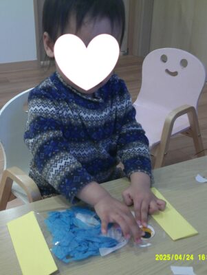 つくば市ルンルン保育園春日🎏鯉のぼり製作✨