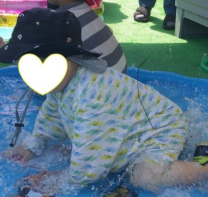 つくば市ルンルン保育園春日⛲噴水マット～🎵
