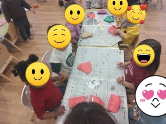 つくば市ルンルン保育園春日👹節分に向けて✨