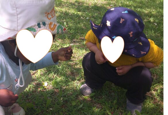 つくば市ルンルン保育園春日☀We went for a walk today😊